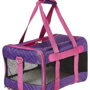 Sherpa Original Deluxe Herringbone Stitch Medium Pet
Carrier, Purple